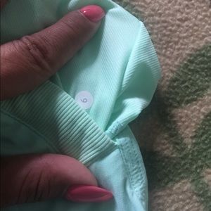 Lululemom long light green pants